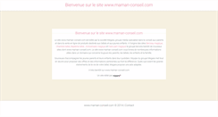 Desktop Screenshot of maman-conseil.com