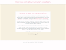 Tablet Screenshot of maman-conseil.com